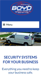 Mobile Screenshot of boydsecuritysystems.com